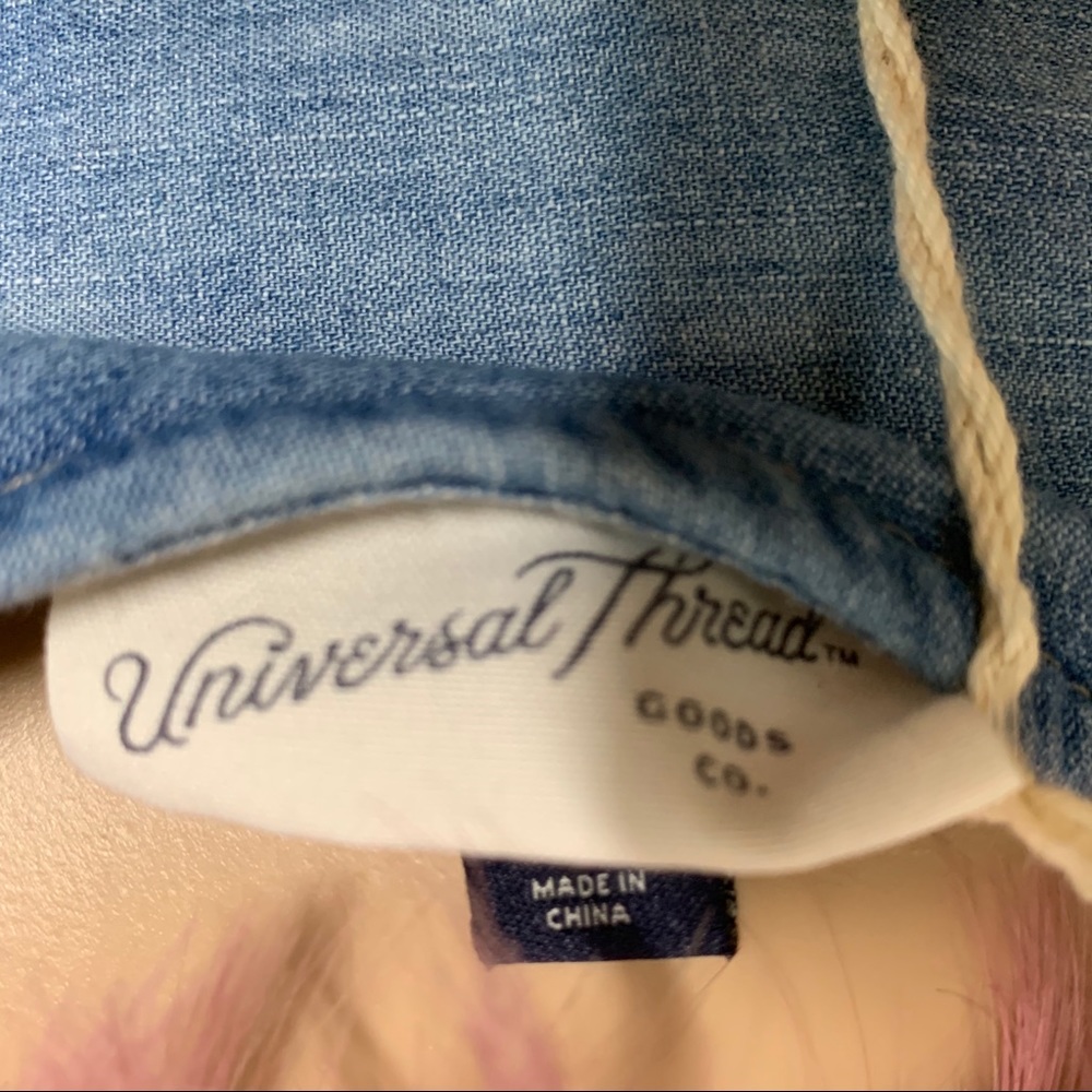 Universal Thread Denim Button Dress - Picture 5 of 5